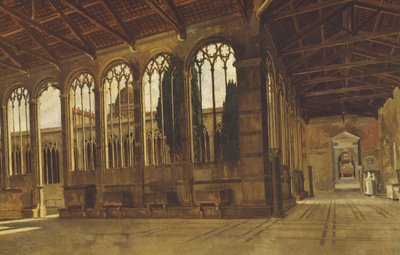 El Cementerio en Pisa de Giuseppe Abbati